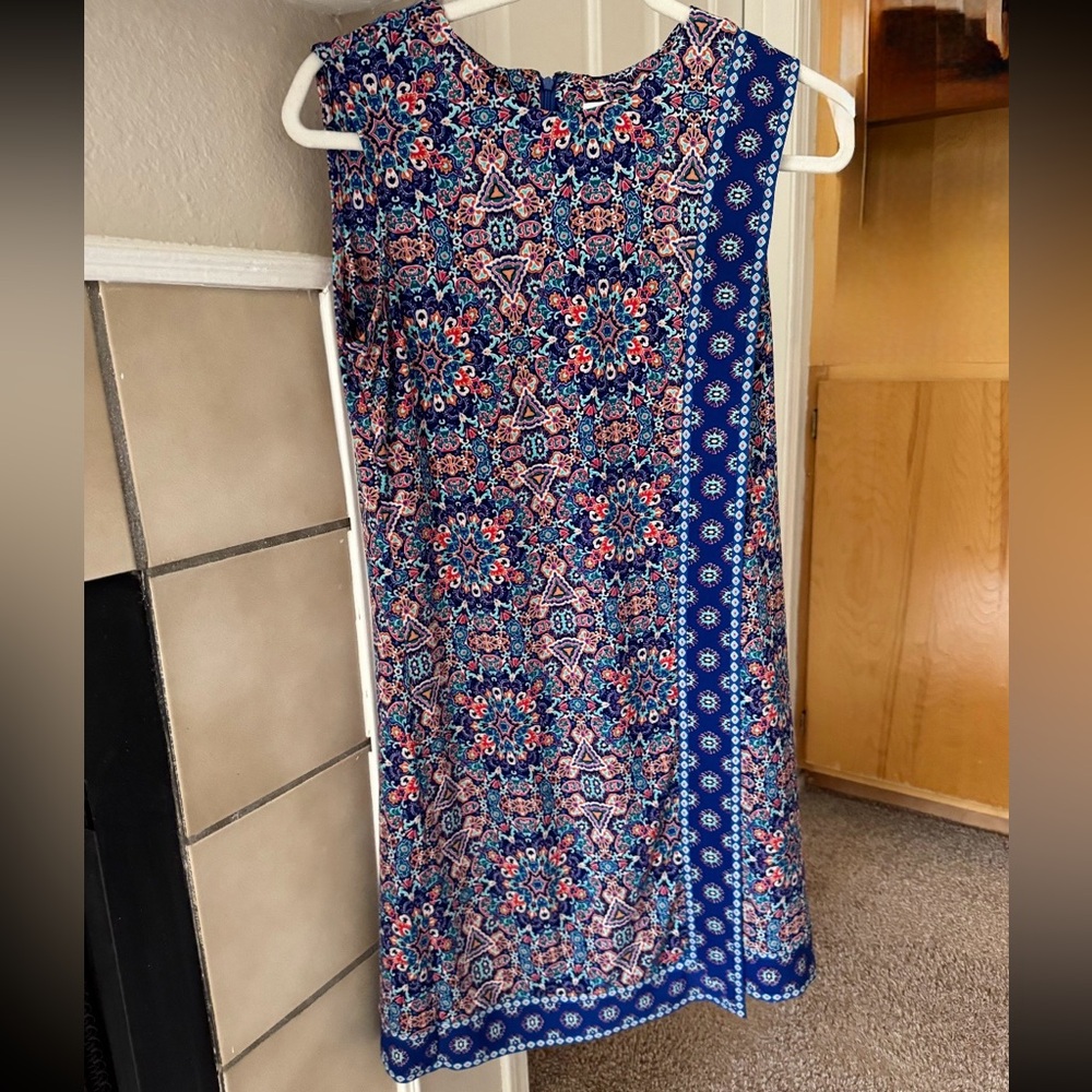 Calvin Klein Multicolor Paisley Dress